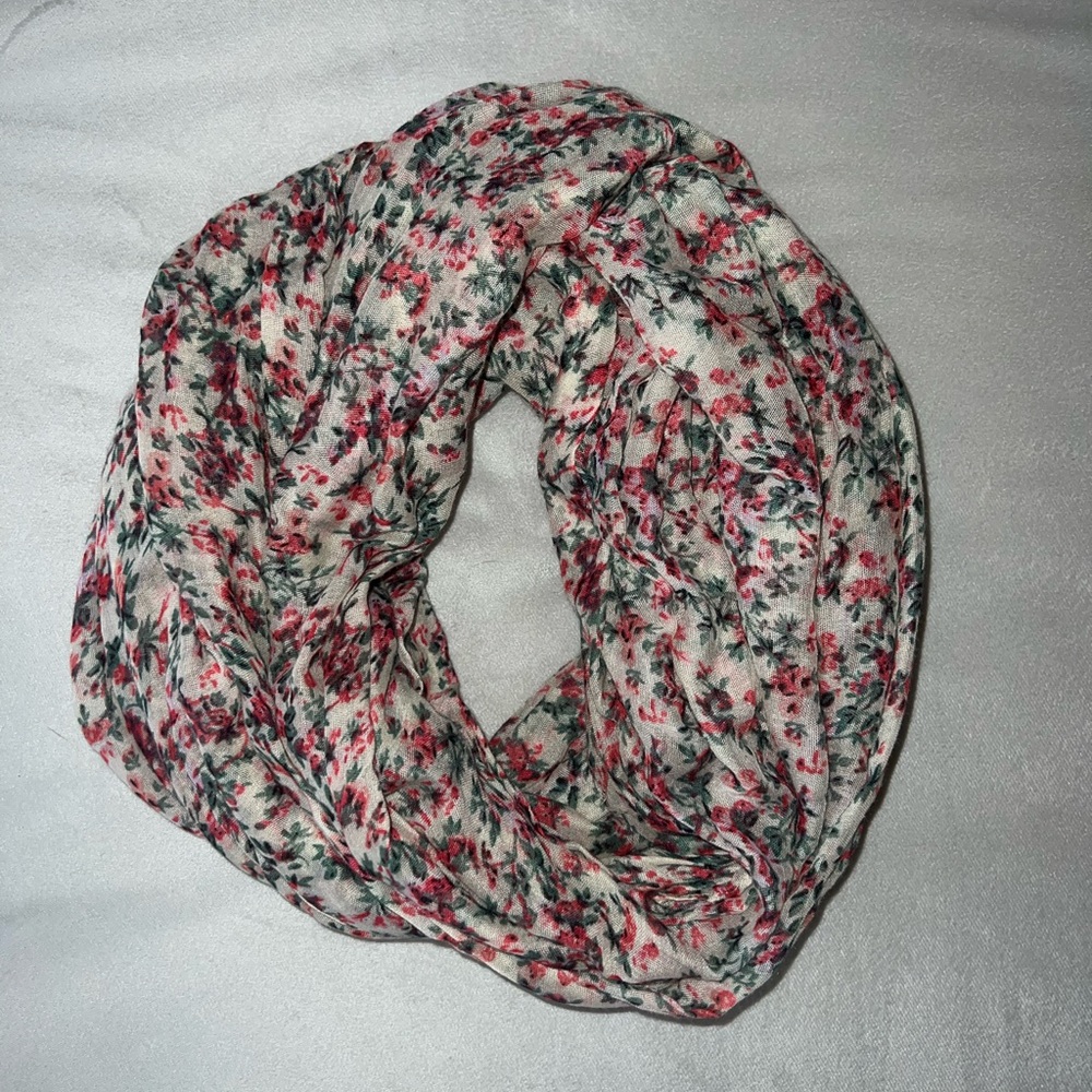 Floral Infinity Scarf